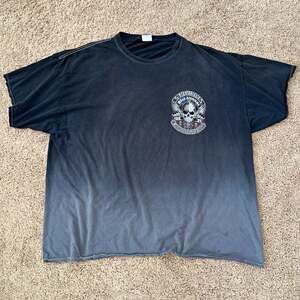 Sturgis Motorcycle Rally 2021 Shirt 3XL Black Dip Dye Ombre 81st Annual Tee